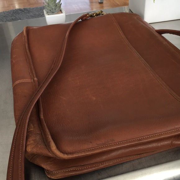 Laura USA/ Leather Briefcase/ - Picture 7 of 8